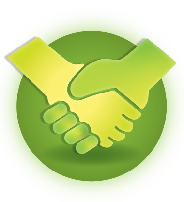 icon of hands being held